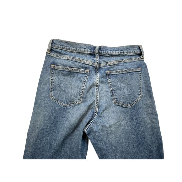 Gap Womens Denim 70s Flare Jeans 14/32L Blue Cotton Spandex - Picture 12 of 15